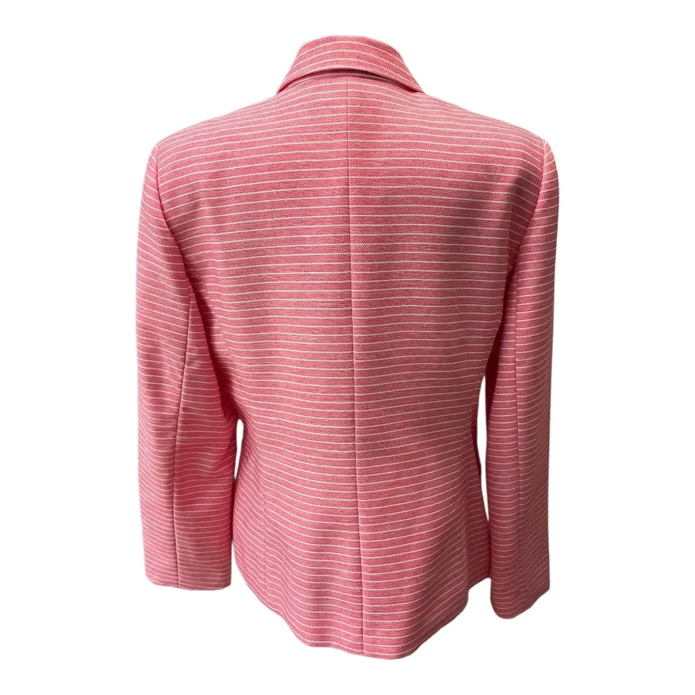 Le Suit | Career Suit Separates in Pink with White Stripes Size 14 - Picture 6 of 6